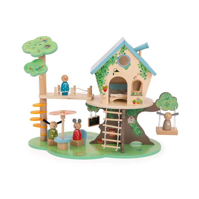 Speedy Monkey - Wooden Tree House The Big Family
