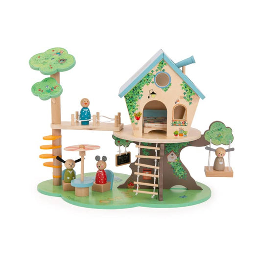 Speedy Monkey - Wooden Tree House The Big Family